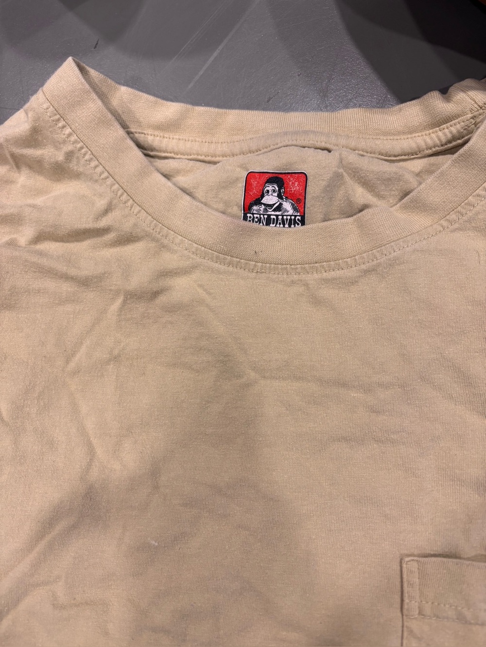 Ben Davis Khaki Short Sleeve Pocket Tee